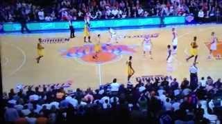 Pablo Prigioni from New York Knicks getting mad