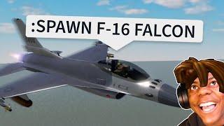 ROBLOX War Tycoon Funny Moments (F-16 FALCON)