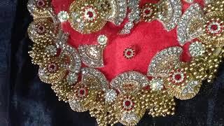 8 inch Beautiful red colour poshak........7500300810