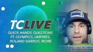 Quick Hands Questions ft. Olympics, Umpires, Roland Garros, More | Tennis Channel Live