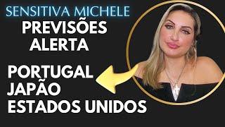 SENSITIVA MICHELE PREVISÕES PARA PORTUGAL/JAPÃO/USA #previsão #vidente #viral #sensitivamichele