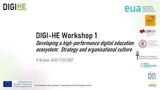 DIGIHE Workshop 1: Developing a high-performance digital education ecosystem