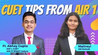 How I Managed CUET AIR 1 and AIR 17 in IPMAT Indore ft. Abhay Gupta