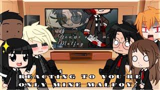 Reacting to "You're only mine Malfoy" ( Golden and Bronze Trio ) Drarry | Gachalife |