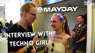 Interview with Techno Girl from Germany. MAYDAY Dortmund 2022. Rave Unicorns