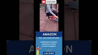 Amazon Off Campus Drive 2024-2025: AI/ML with Data Associate Role #jobsearch #jobalert #jobvacancy