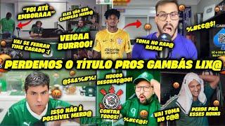 BORA RIR DAS REAÇÕES DOS RIVAIS PALMEIRENSES FURIOSOS APÓS O HUGO PEGAR O PÊNALTI! REACT CORINTHIANS