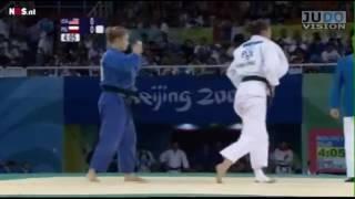 JUDO 2008 Olympics: Ronda Rousey (USA) Katarzyna Pilocik (POL)