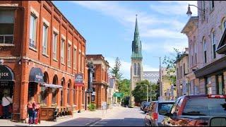 GUELPH Ontario Canada City Walk during Lockdown Downtown 4K Walking Tour