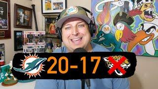 Miami Dolphins Comeback To Beat Jaguars 20-17 and Start 1-0