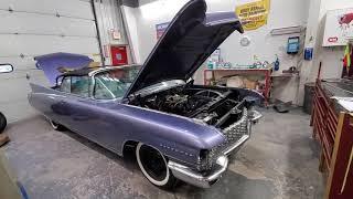 1960 Cadillac Eldorado Biarritz visiting Cadillac Parts & Restoration