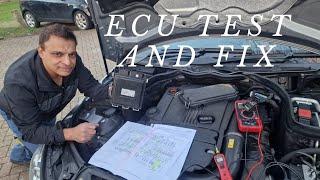 Mercedes C250 ECU Diagnose Test and exchange fix