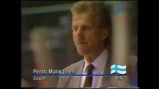 Зачем полякам большой хоккей и такие страдания!!! World Champs 1992.29.04 Finland-Poland highl