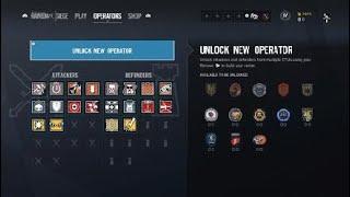 All 20 Rainbow Six® Siege original operators vidios!!!