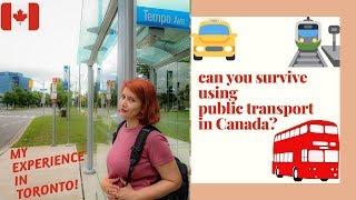 Life in Canada : Can you survive using public transport in Canada?