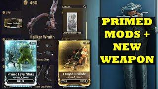 BARO BRINGS A NEW WEAPON AND PRIMED ELEMENTAL MODS! BUY THESE NOW!