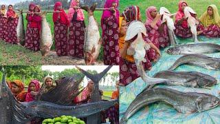 LIVE These Ladies Are So Strong That They Can Cut Giant Fish & Cook