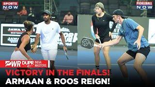 PWR DUPR India Masters 2024: Champions! Armaan and Roos defeat Wall and Danni!