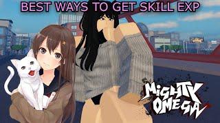 The BEST ways to get skill exp | Mighty Omega