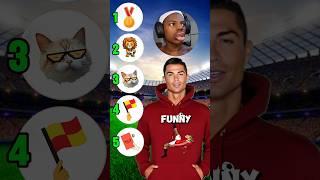 Ronaldo ranks kid footballers - IShowSpeed vs Ronaldo Jr vs Thiago Messi vs Ethan Mbappe vs Delfina