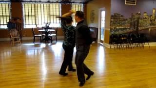 Salsa dancing in Brooklyn NY at Dance Fever Studios.  Francis Teri and Noelia Pozo.  La Salsa