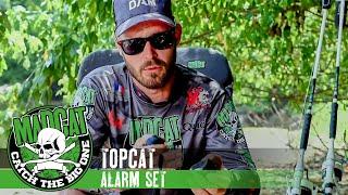 Topcat Alarm set for catfish fishing.