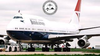 British Airways Negus Boeing 747-400 G-CIVB Final Flight Kemble Cotswold Airport