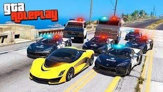 СУМАСШЕДШАЯ ПОГОНЯ за ПСИХАМИ НА СУПЕРКАРАХ! - GTA 5 RP Radmir RP (Моды ГТА 5)