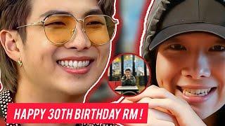 RM Celeberates His 30th Birthday With His Fans Outside Military | RM Also Pens A HeartFelt Letter ️