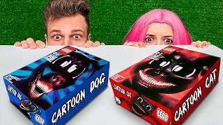 DO NOT OPEN THE CARTOON CAT AND CARTOON DOG LEGO SET AT 3:00 AM!!