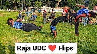 Korba Flip warrior // Raja UDC ️ HARD Flips PERFORMANCE (Badal Malhar) #flips #shorts #viral