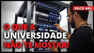 RECEBENDO O RACK! POR QUE NÃO APRENDI ISSO NA UNIVERSIDADE? CABEAMENTO ESTRUTURADO