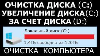 Как освободить место на диске C. Очистка компьютера.