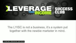 Leverage Your Income Success Club Presentation