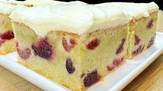 Quick Delicious Cake recipe - Cherry Brandy Cake! Easy Fruit Cake recipe