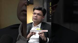 When Should You Start Marketing Your Product? - Dinesh Sharma | Raj Shamani #shorts