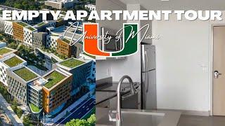 EMPTY LUXURY APARTMENT TOUR | University of Miami's Lakeside Village