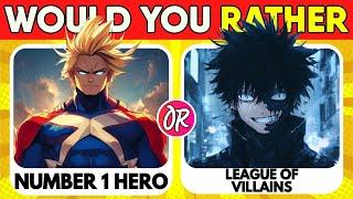 Would You Rather? My Hero Academia Edition | Top 50 Boku No Hero Academia | Random Quizzes