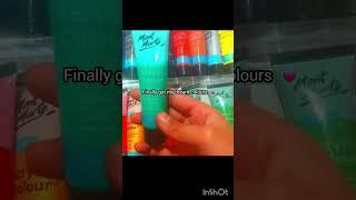 #unboxing mont marte acrylic paint 24 shades  ....#viralvideo #trending #50kviewsplease