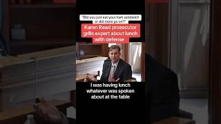 Karen Read Prosecutor Grill Defense Expert About Ham Sandwich Lunch