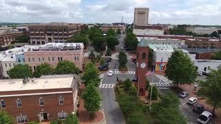 Downtown Spartanburg, South Carolina (Drone Footage)