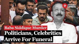 Baba Siddique Funeral: Mortal Remains Of Baba Siddique Reach His Residence | Baba Siddique Death