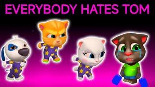 EVERYBODY HATES TOM  AMONG US | MY TALKING TOM FRIENDS