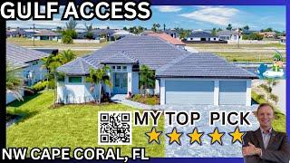 GULF ACCESS TOP PICK UNDER 1M #257 | NW CAPE CORAL, FL