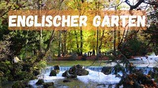 O ENGLISCHER GARTEN (jardim inglês) em MUNIQUE no outono