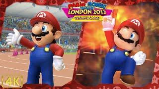 Mario & Sonic at the London 2012 Olympic Games for Wii ⁴ᴷ All Events (Mario gameplay)