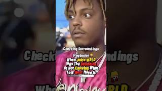 JUICE WRLD BEING THE DEFINITION OF NOT KNOWING YOUR NEXT MOVE…