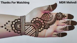 Front hand mehndi design simple| mehandi ka design| simple mehndi design| mahandi ki digain| mehndi