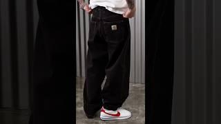 КАК СИДЯТ РАЗНЫЕ МОДЕЛИ ДЖИНСОВ CARHARTT WIP #стиль #мужскаяодежда #carharttwip
