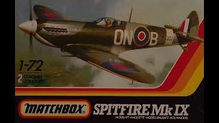 WHATS IN THE BOX? VINTAGE 1982 MATCHBOX SUPERMARINE SPITFIRE Mk IX KIT REVIEW No 23.